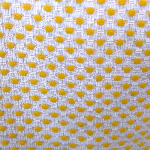 !HP! ❤️ Club Monaco Textured Yellow Dotted Mini Skirt Size 2 - Picture 12 of 12